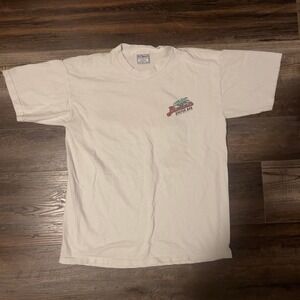 Vintage Bimini's Oyster Bar Myrtle Beach SC Tee Size Adult Medium White